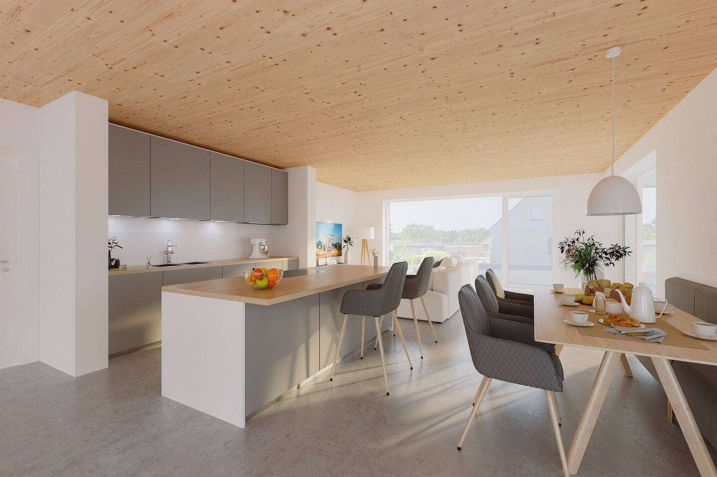 Barrierefreie 2-Zimmer-Neubauwohnung mit Terrasse und eigenem Garten – Wohnung 4 im Projekt Stocker50 – Weiden i.d.Opf., 92637 Theisseil