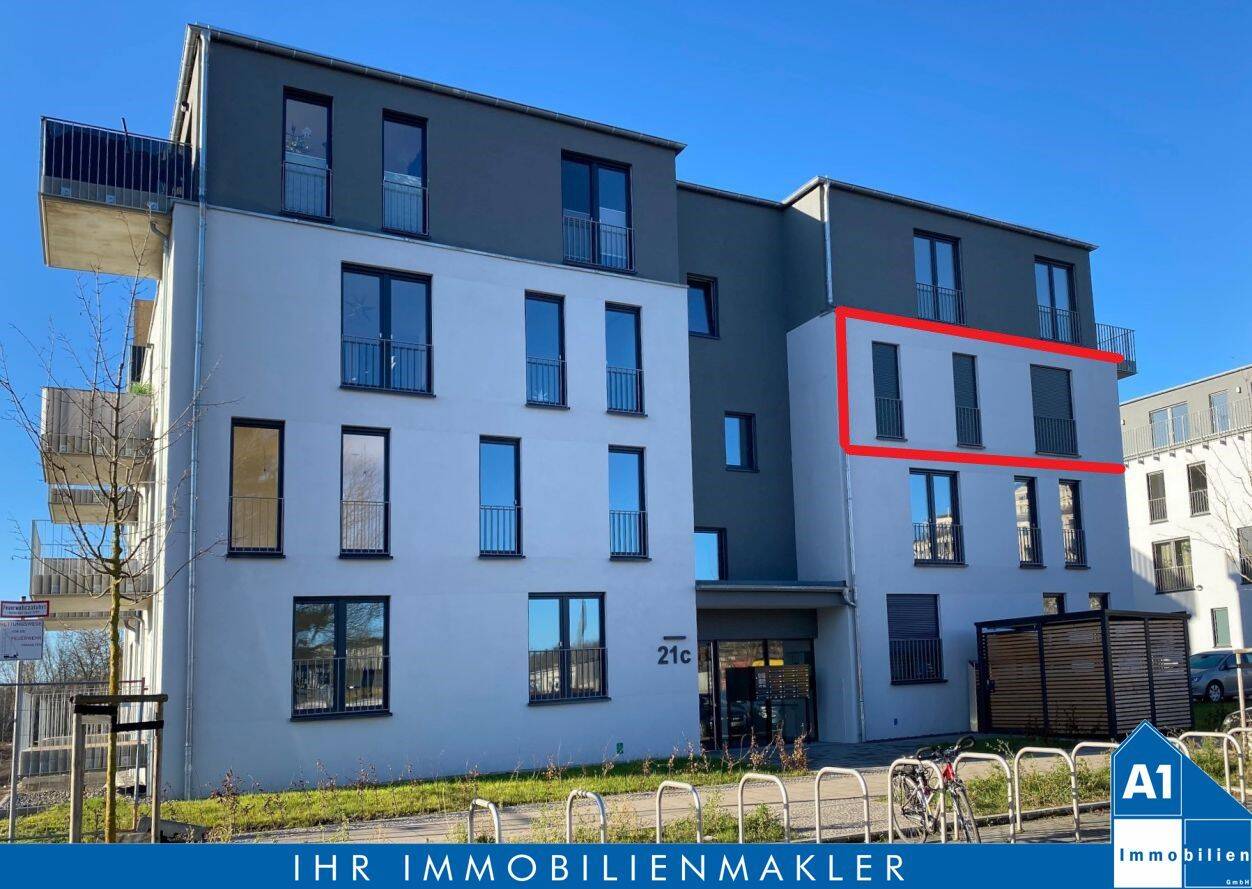 Attraktive, barrierefrei nutzbare 2-Zimmerwohnung mit Balkon und Einbauküche im Wohngebiet auf der Saline-Halbinsel, 6108 Halle (Saale) (Altstadt Giebichenstein Innenstadt Paulusviertel Saaleaue)