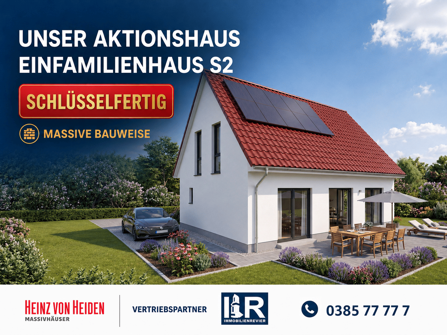 Platz für die ganze Familie – Ihr schlüsselfertiges Einfamilienhaus S2 mit 122 m², 19073 Wittenförden