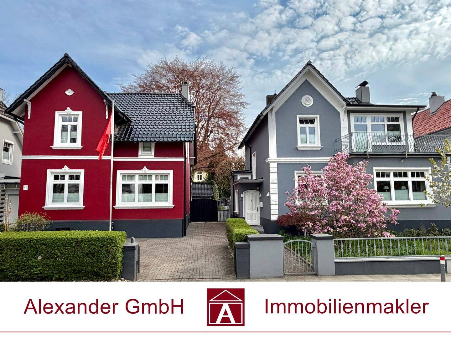 Jugendstilvillen im Doppelpack – Liebhaberobjekt zum Wohnen und Arbeiten in Alt-Rahlstedt, 22149 Hamburg (Wandsbek Rahlstedt Tonndorf)
