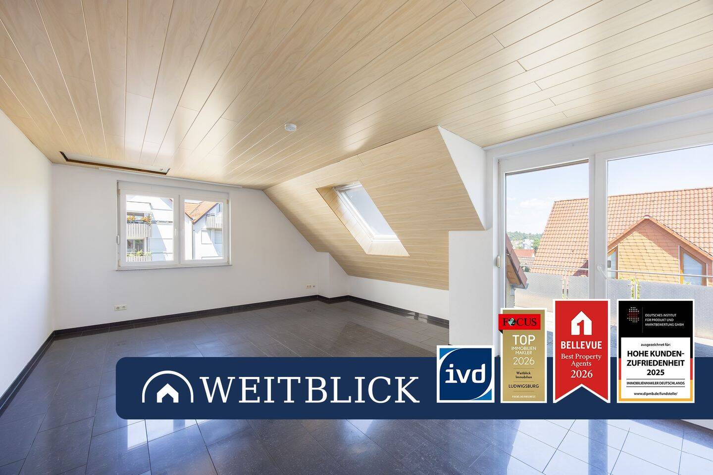 WEITBLICK: Wohnen auf zwei Ebenen!, 74321 Bietigheim-Bissingen