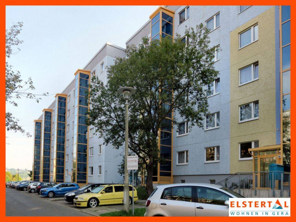 Sanierte, familienfreundliche Wohnung mit Balkon! Bad mit Wanne // Küche mit Fenster!, 7552 Gera (Bieblach-Ost Langenberg Roschütz Stublach)