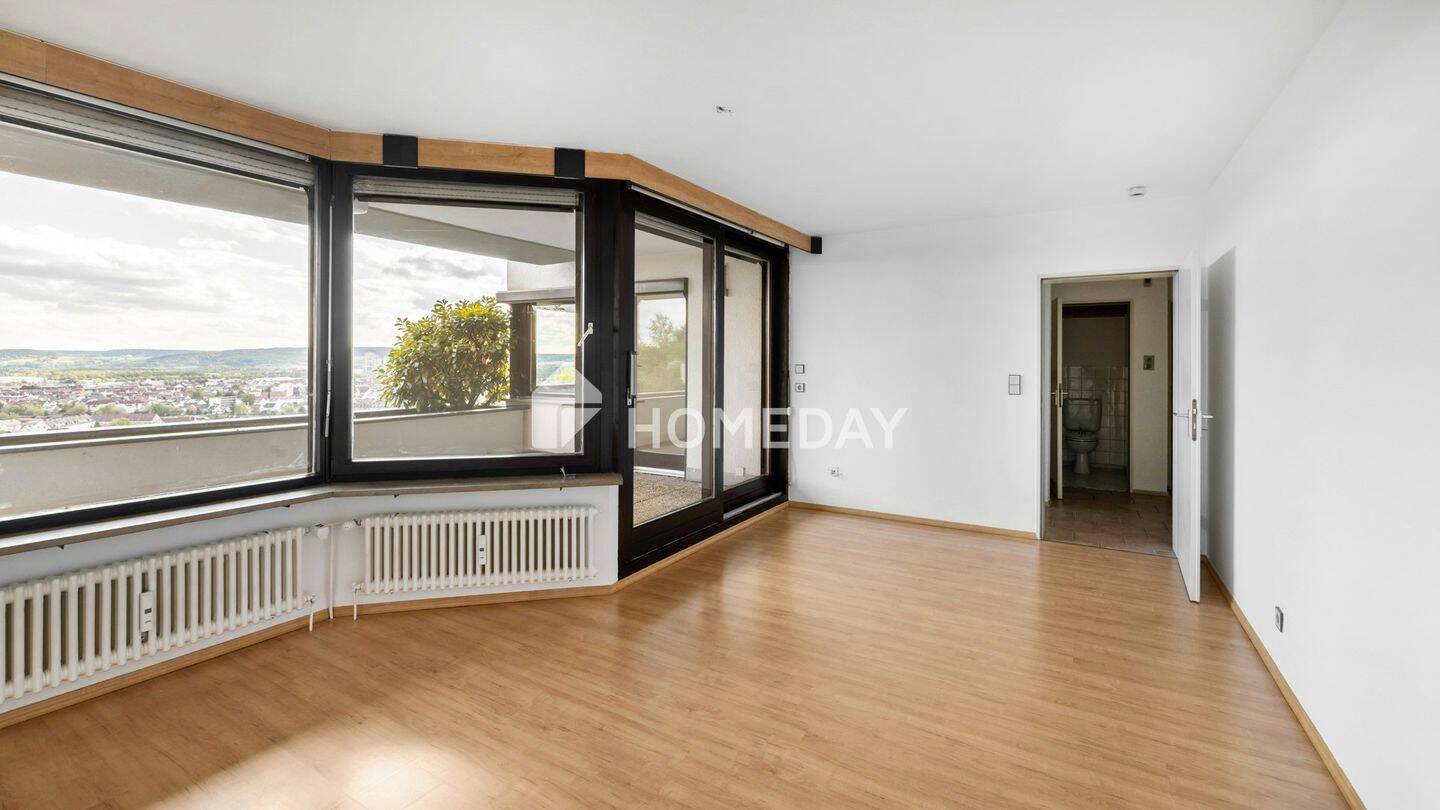 3,5-Zimmer-Terrassenwohnung mit Panoramablick inklusive eigener Garage im Wert von 17.000€, 92421 Schwandorf