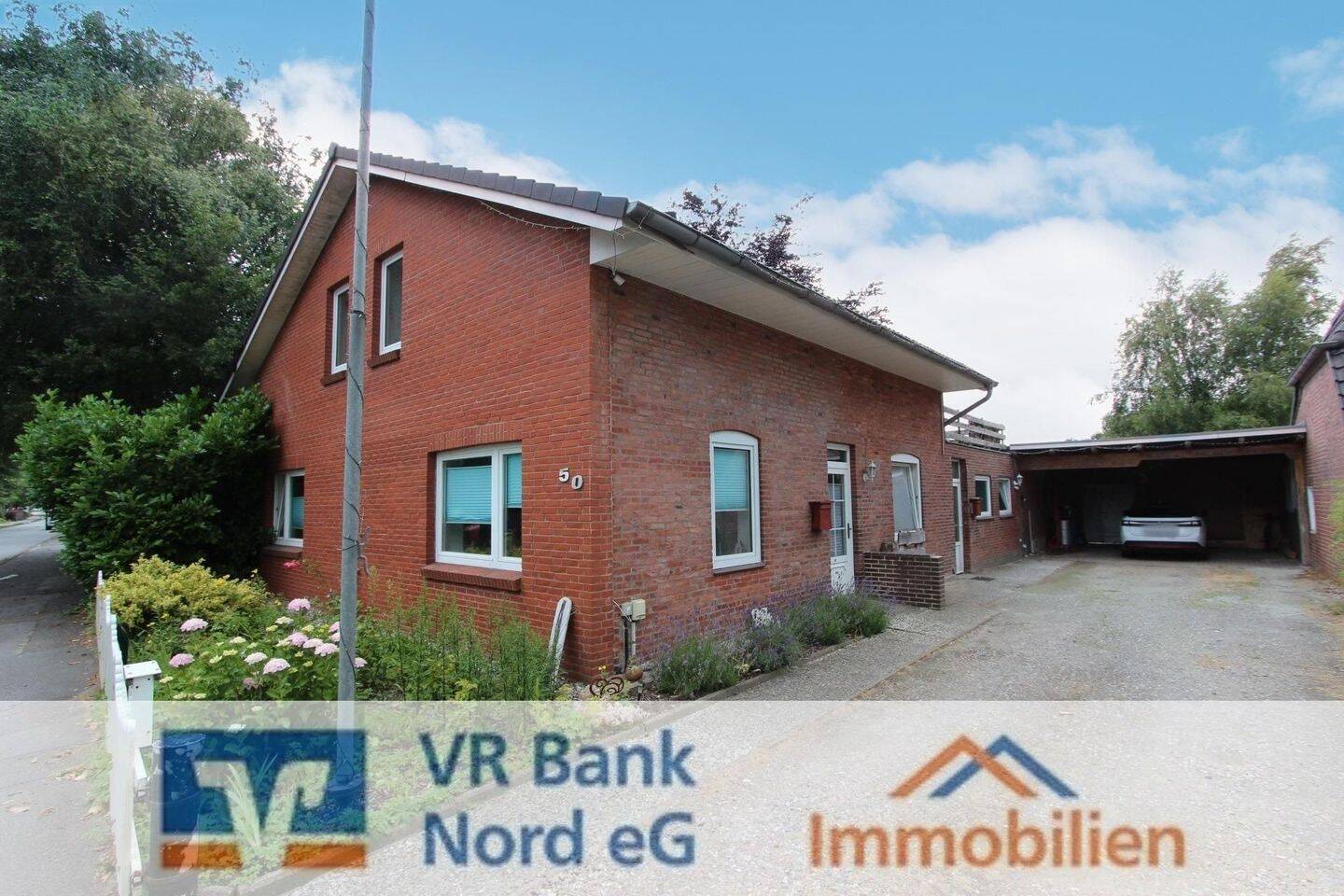 Einfamilienhaus mit Carportanlage und viel Potenzial in attraktiver und zentraler Dorflage, 25842 Langenhorn