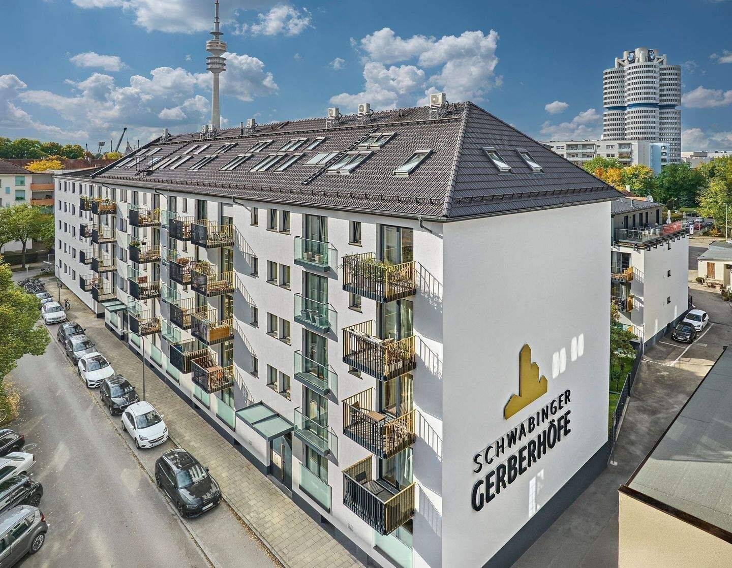 SCHWABINGER GERBERHÖFE: 2-Zimmer-Wohnung mit 2 Balkonen zwischen Luitpold- & Olympiapark, 80809 München (Milbertshofen-Am Hart Neuhausen-Nymphenburg Schwabing-West)