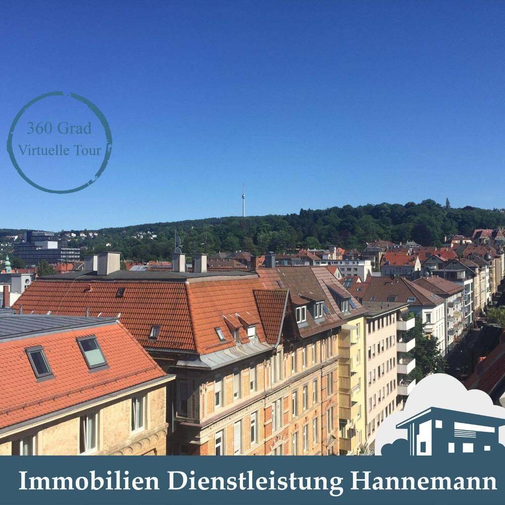 neuwertige Wohnung mitten im Westen, Penthouse, Blick über Stuttgart, 70176 Stuttgart (Mitte West)