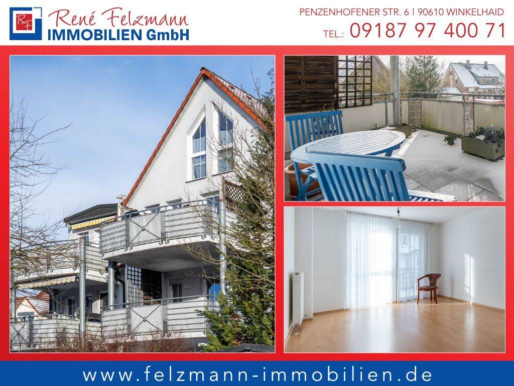Schöne 2-Zimmer Wohnung mit großem Balkon und TG-Stellplatz, 90518 Altdorf b. Nürnberg
