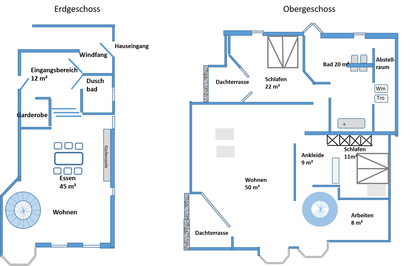 Großzügige 4,5 Zimmer-Wohnung mit Fernblick an den Weinbergen mit Garage und Stellplätzen
