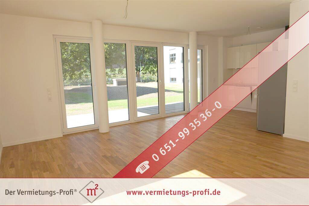 Wohnen im Erdgeschoss – 2-Zimmer-Wohnung mit Terrasse & Einbauküche, 54292 Trier (Eitelsbach Ruwer Trier-Nord)