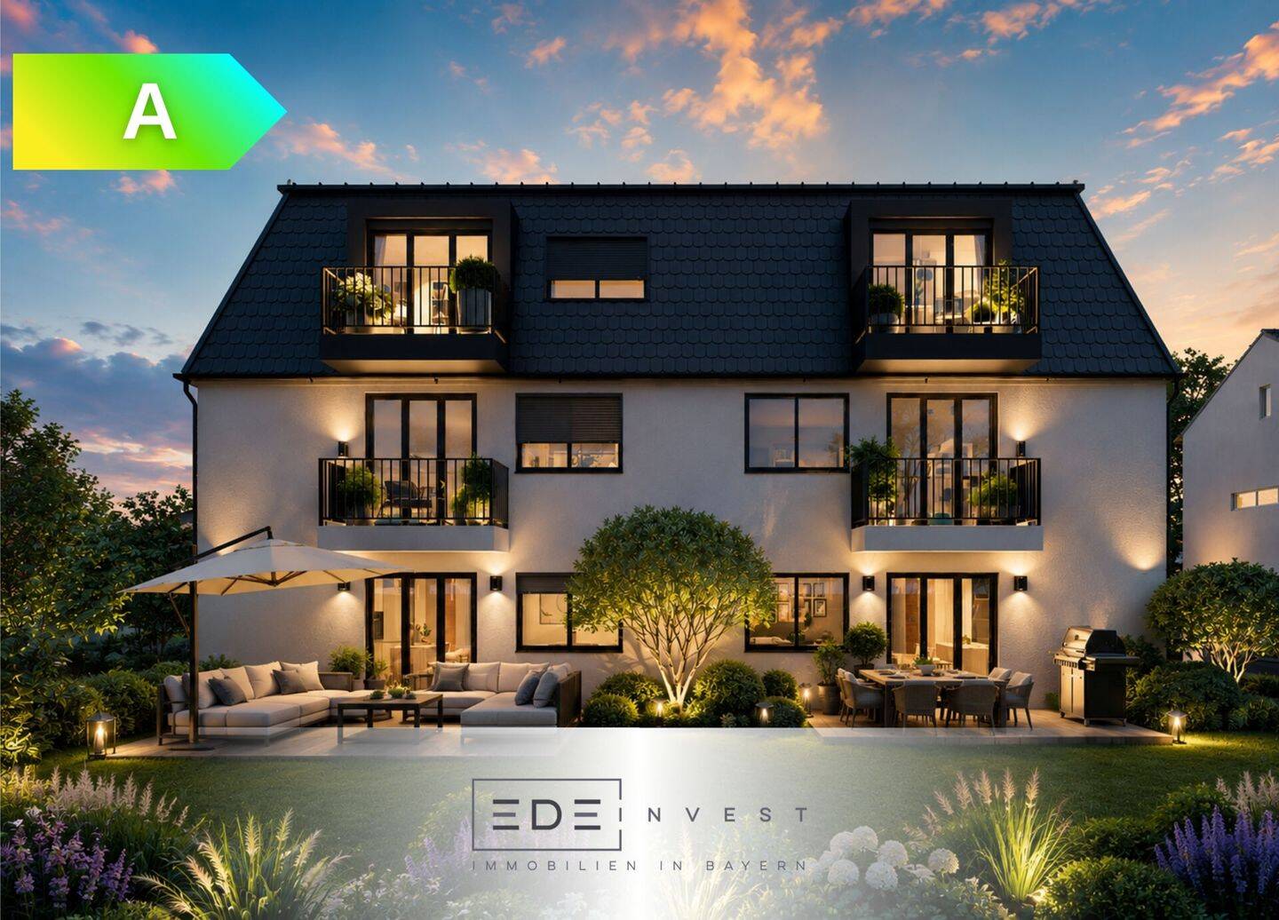 Provisionsfreier, Schlüsselfertiger Neubau – Eckhaus mit Südgarten in ruhiger Lage – In der Bauphase, 80997 München (Allach-Untermenzing Moosach Pasing-Obermenzing)