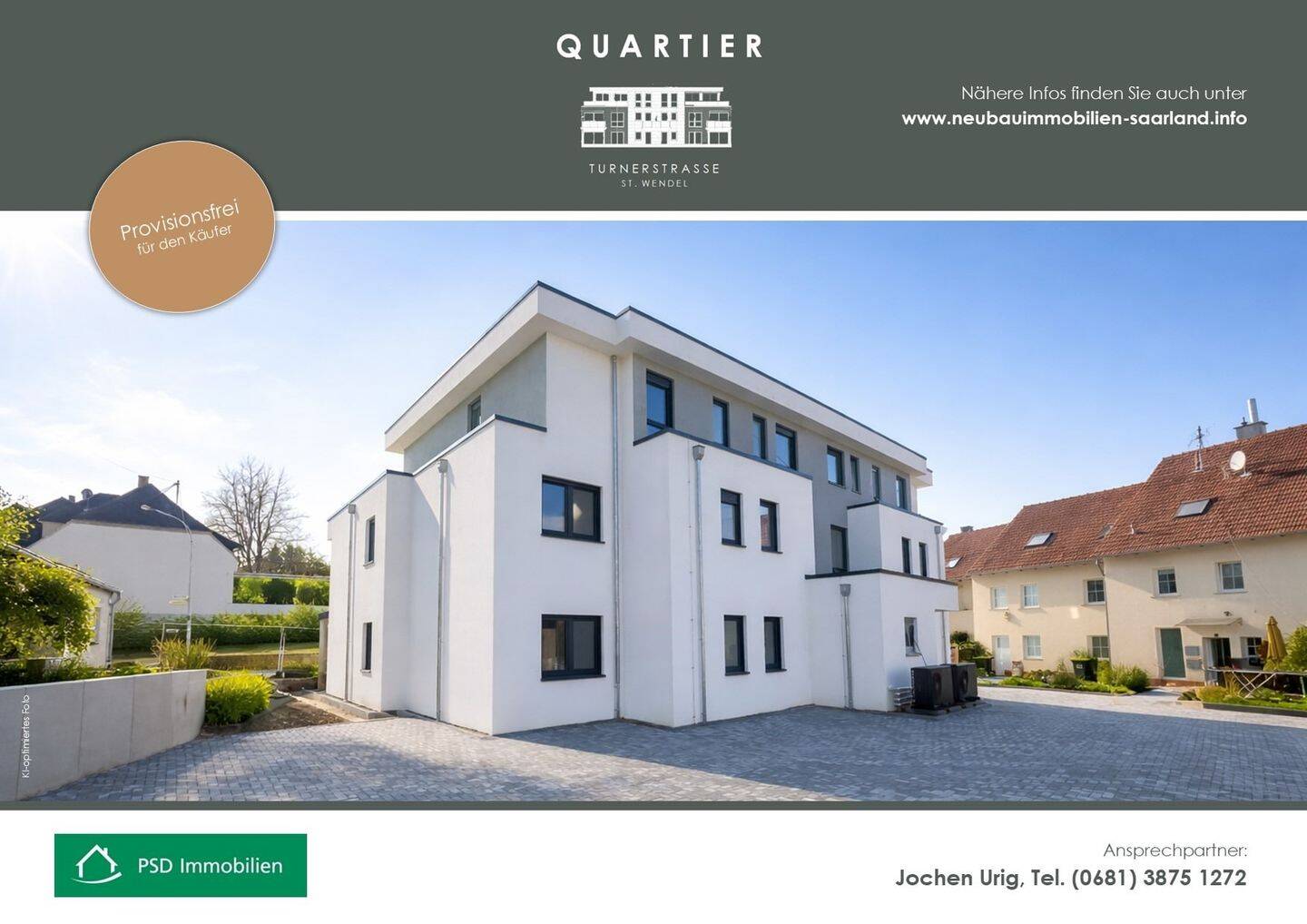 **** QUARTIER TURNERSTRAßE **** Modernes Wohnen in ruhiger Lage von St. Wendel, 66606 St. Wendel (Sankt Wendel)