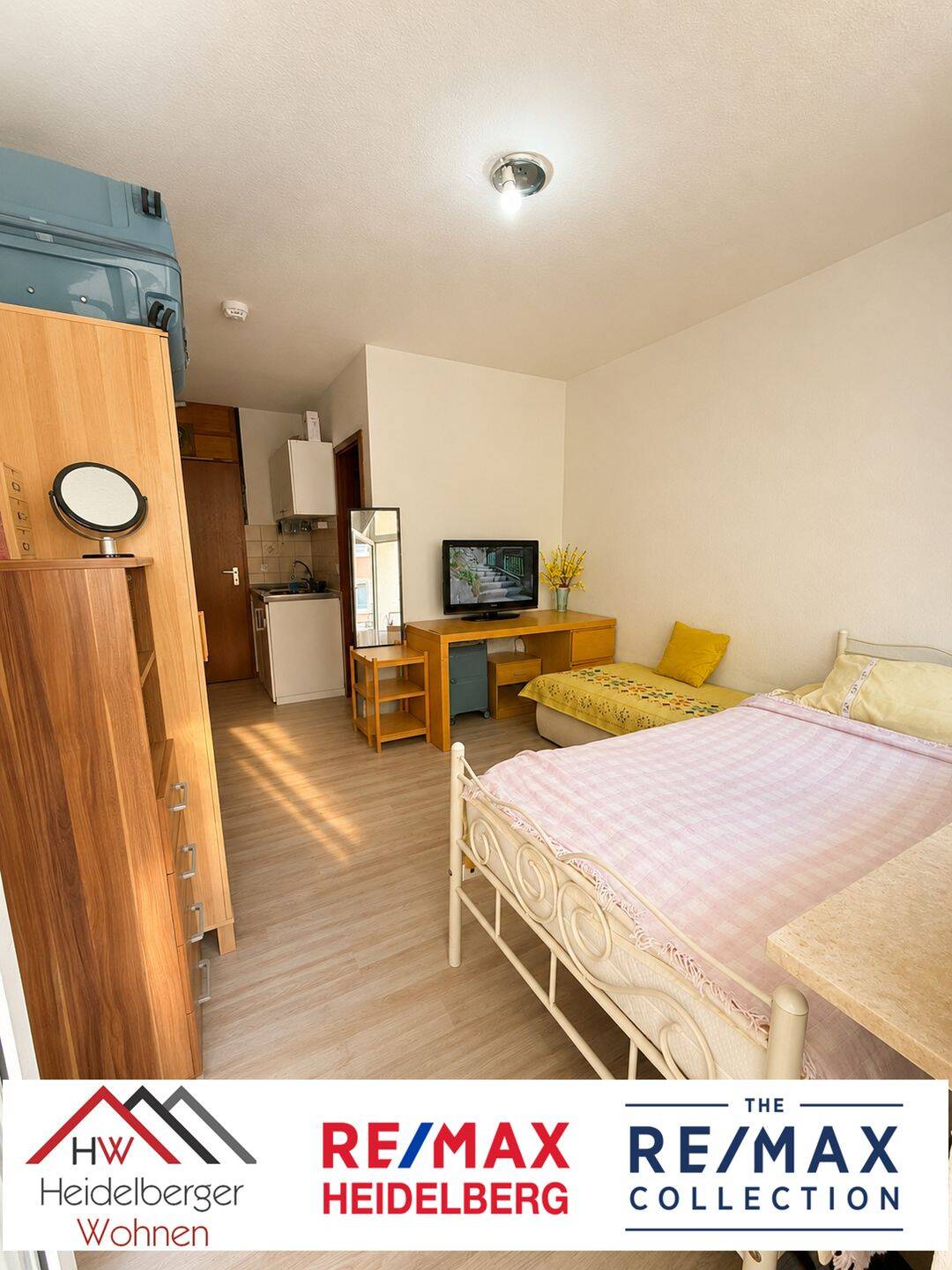 Schönes 1Z-Apartment mit 21qm, Pentryküche und Bad in super Lage von Kaiserslautern, 67655 Kaiserslautern (Innenstadt)