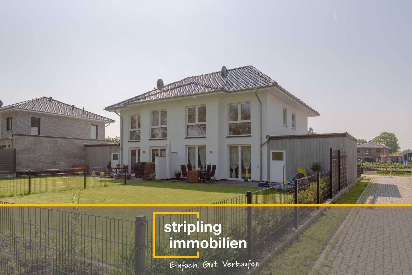 Riede | Moderne Niedrigenergie-Doppelhaushälfte mit Erdwärmepumpe, 27339 Riede