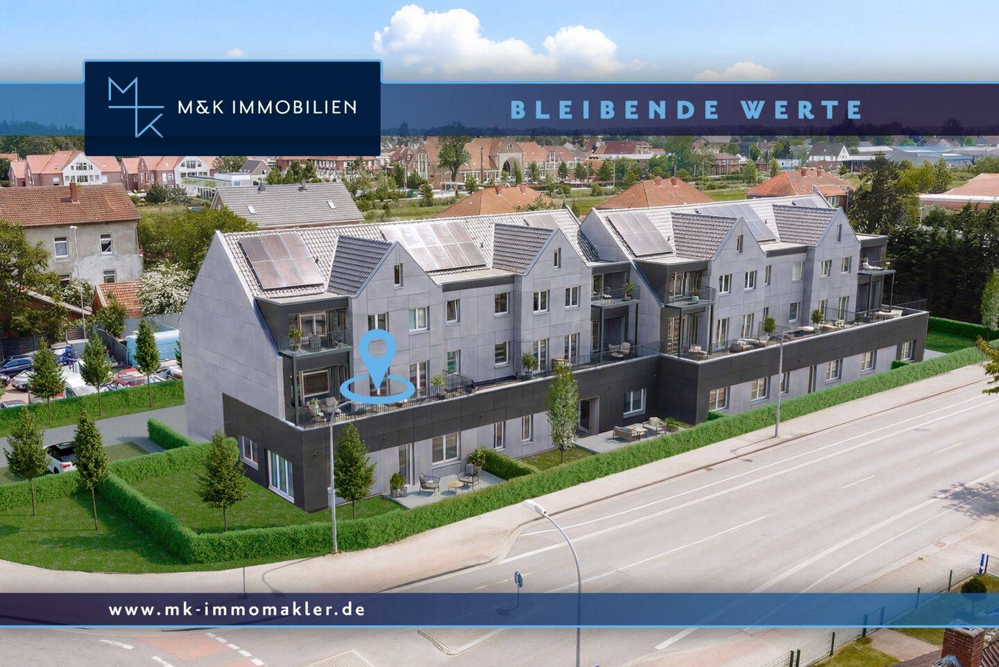4-Zimmer-Wohnung im 1. Obergeschoss mit großer Dachterrasse!, 49610 Quakenbrück