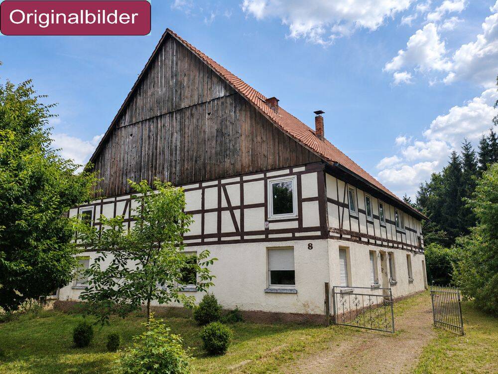 Zwangsversteigerung: Charmantes Fachwerkhaus mit ca. 350 m² Wohnfläche in ruhiger Dorflage, 33014 Bad Driburg