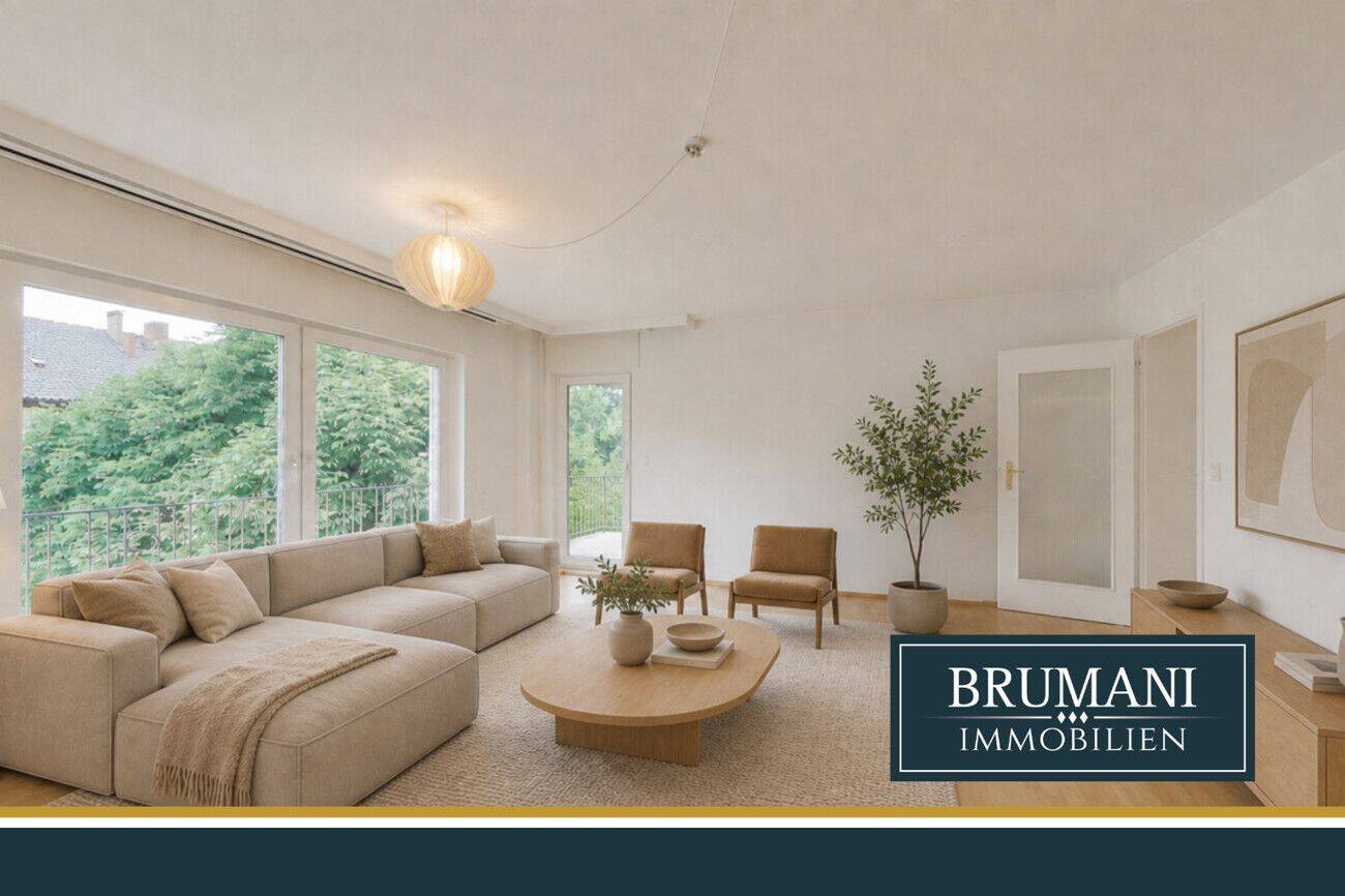 BRUMANI | Großzügige und bezugsfreie 3-Zimmer-Wohnung mit zwei Balkonen in Freiburg-Oberau, 79102 Freiburg im Breisgau (Oberau Waldsee Wiehre)