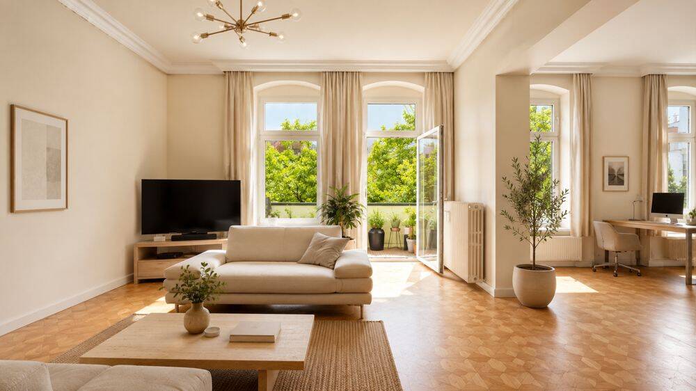 Bezugsfreie 5-Zimmer-Wohnung mit Sauna und Balkon nahe Ku’damm, 10787 Berlin (Charlottenburg-Wilmersdorf Charlottenburg Schöneberg Tiergarten)