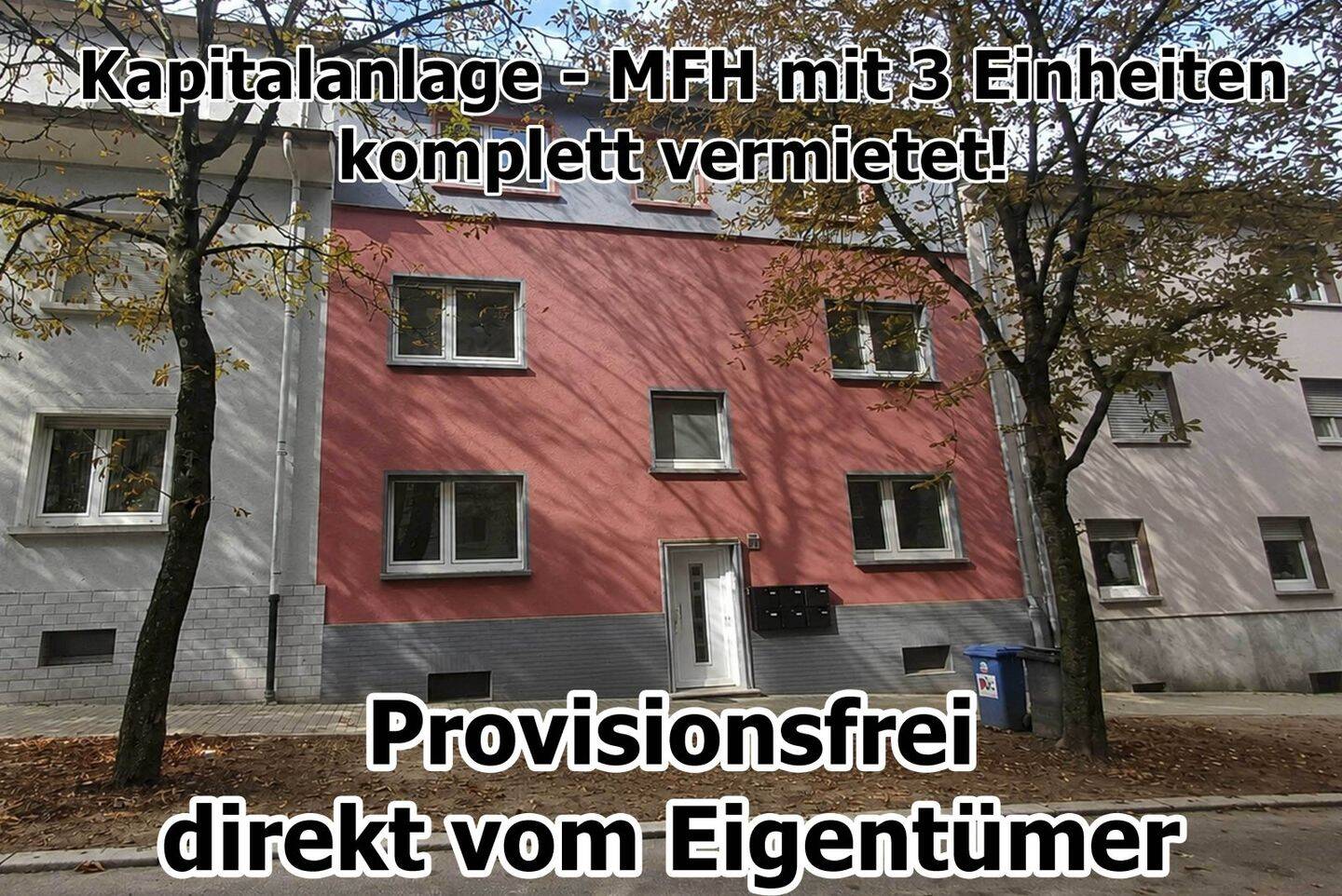 8% Rendite – vermietetes MFH mit 3 Einheiten, 66953 Pirmasens (Innenstadt)