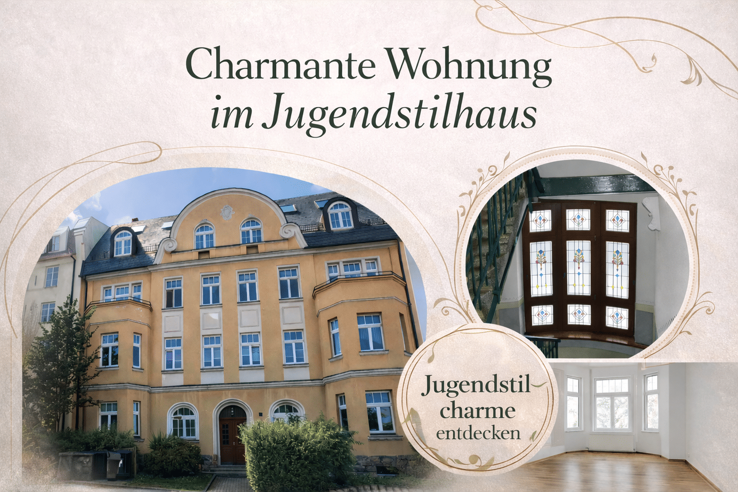 Charmante Wohnung im Jugendstilhaus, 9116 Chemnitz