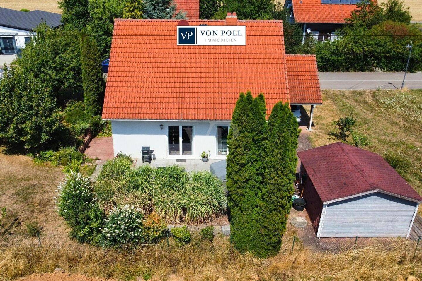 Naturidylle für die Familie: Lichtdurchflutetes Einfamilienhaus mit schönem Garten, Kamin & Terrasse, 97215 Simmershofen