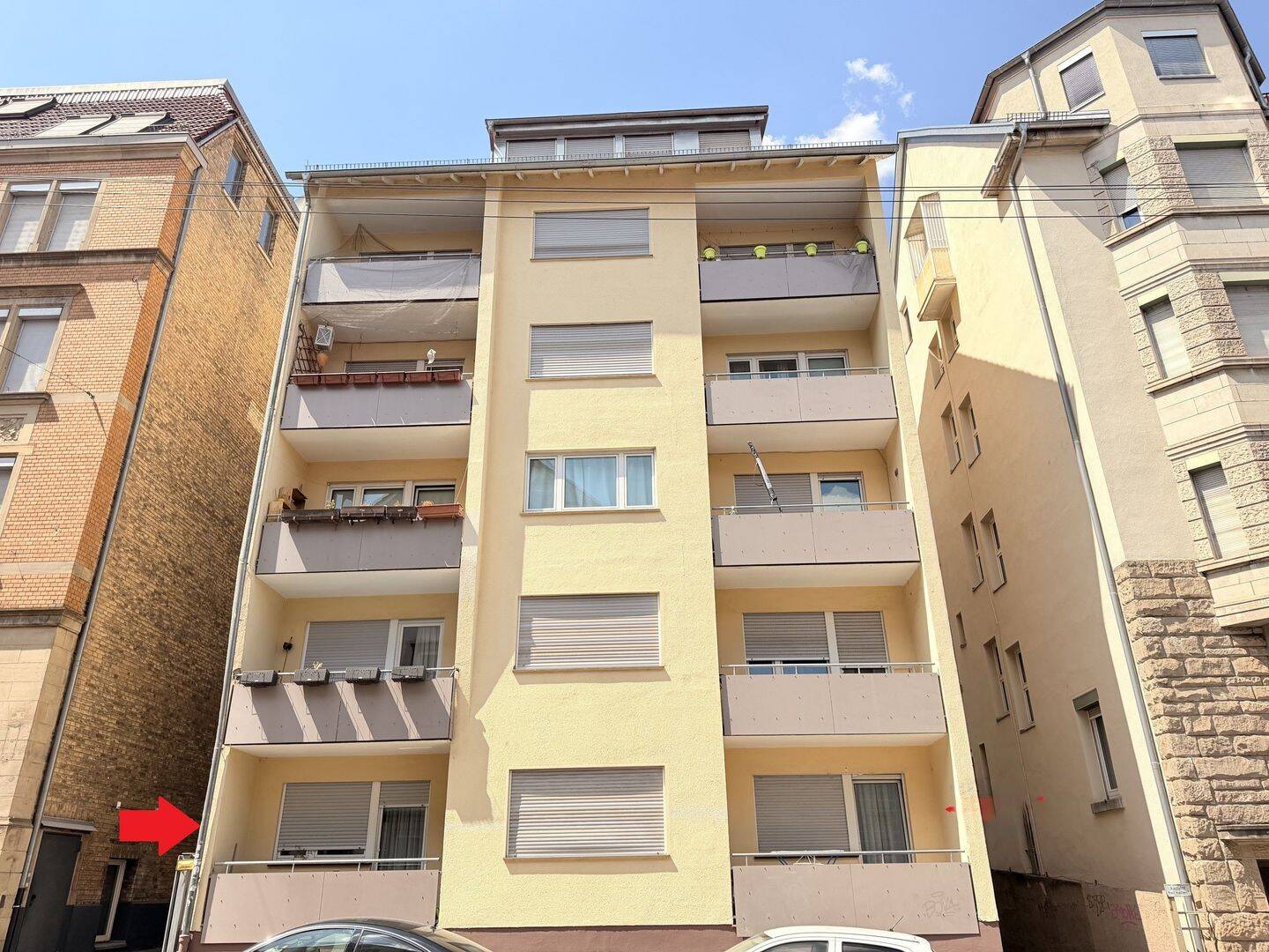 Stadtwohnung ! Sehr gepflegte 3-Zimmer-Wohnung mit Balkon in Stuttgart- West, 70176 Stuttgart (Mitte West)