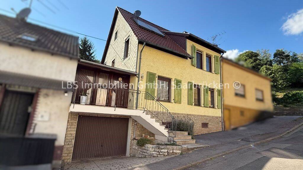Modernisiertes Einfamilienhaus mit Garten und Garage – 4 ZKB – 145 m² Wfl. – 354 m² Grst. – Garage, 66787 Wadgassen