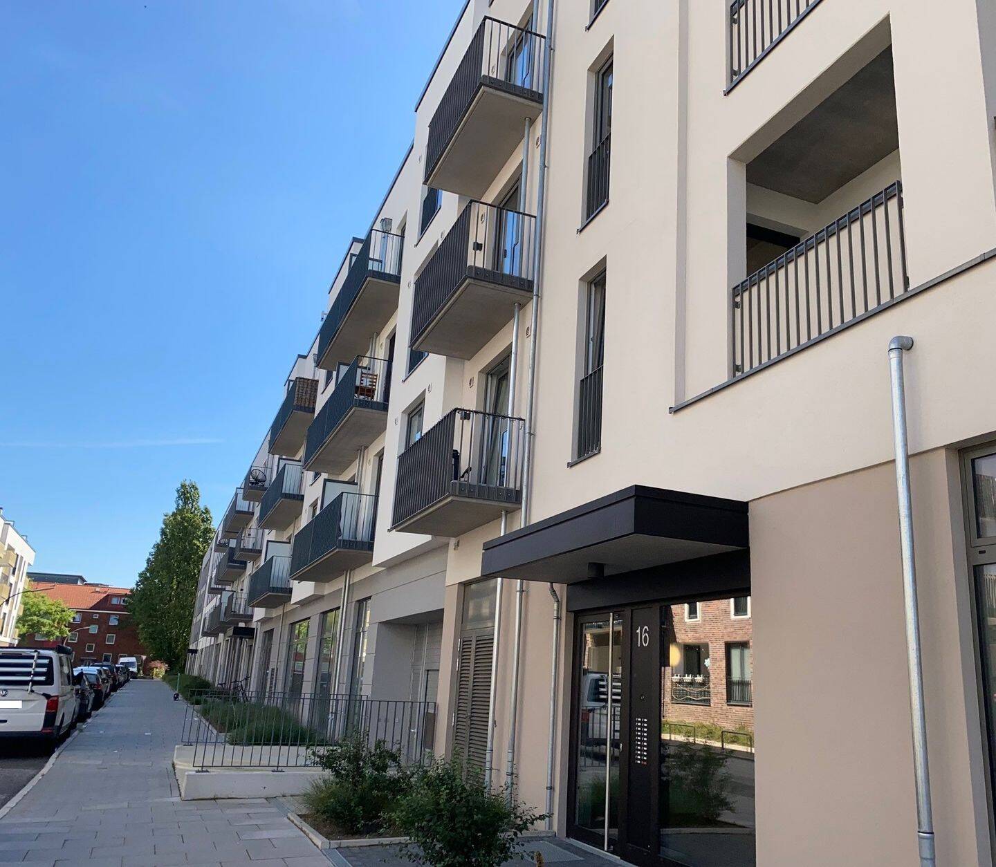 Lichtdurchflutete 1 Zimmerwohnung mit Balkon, 22041 Hamburg (Wandsbek Marienthal Tonndorf)