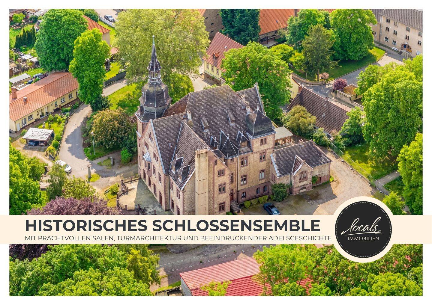 Historisches Schlossensemble mit prachtvollen Sälen, Turmarchitektur und Adelsgeschichte, 6347 Gerbstedt