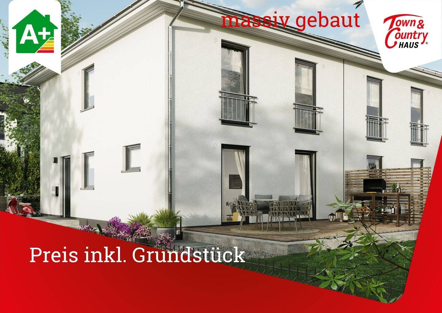 massiv gebaut, Preis schlüsselfertig inkl. Grundstück, 54516 Wittlich