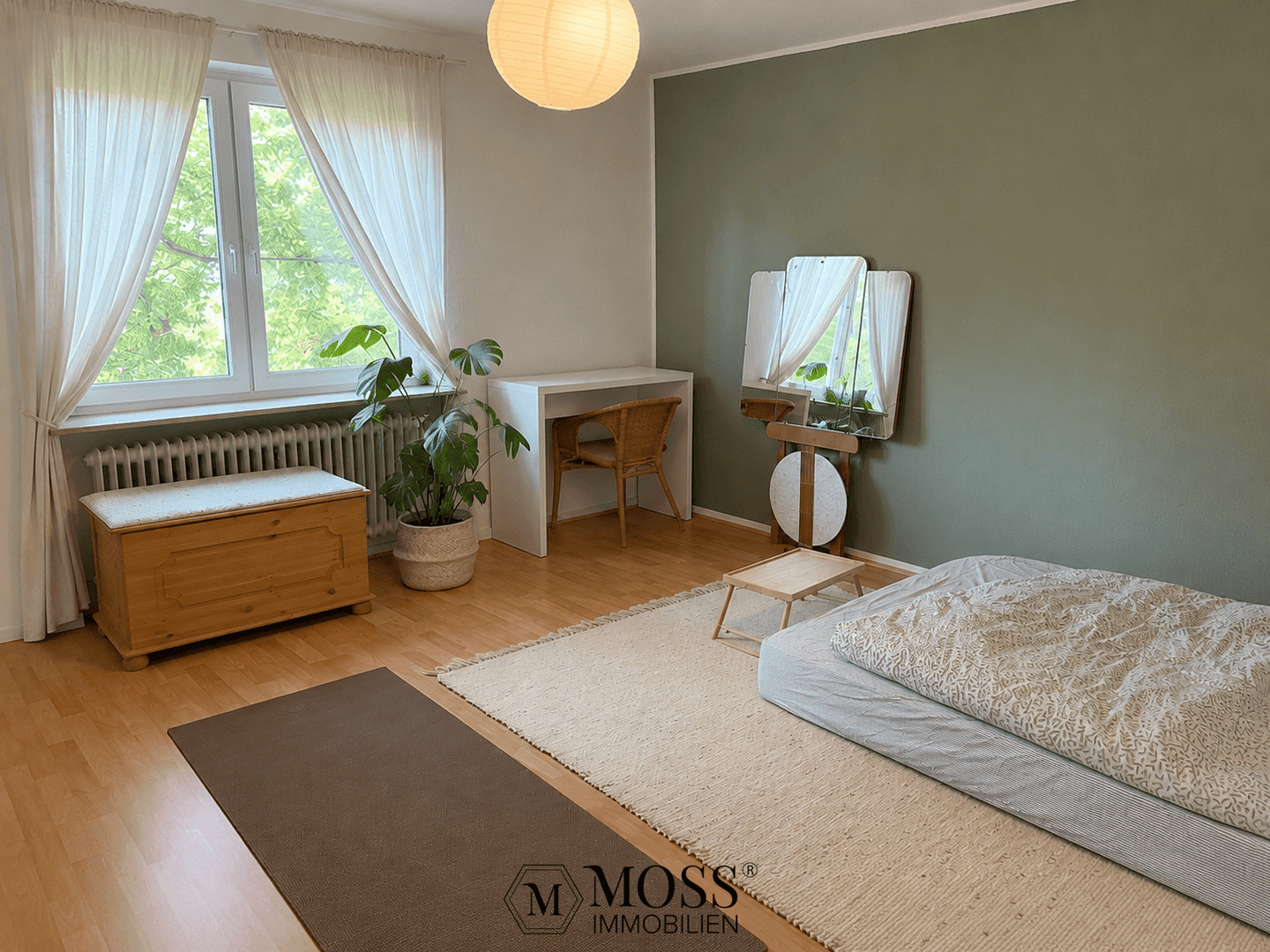 Provisionsfrei: Gepflegte, energieeffiziente 3-Zimmer-Wohnung im 1. Obergeschoss mit Balkon, 79111 Freiburg im Breisgau