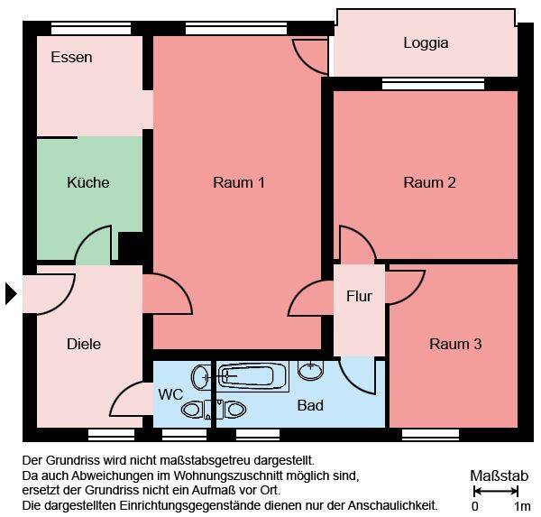 3 Zimmer mit Balkon: Top Familienwohnung in Iserlohn- Hombruch, 58638 Iserlohn