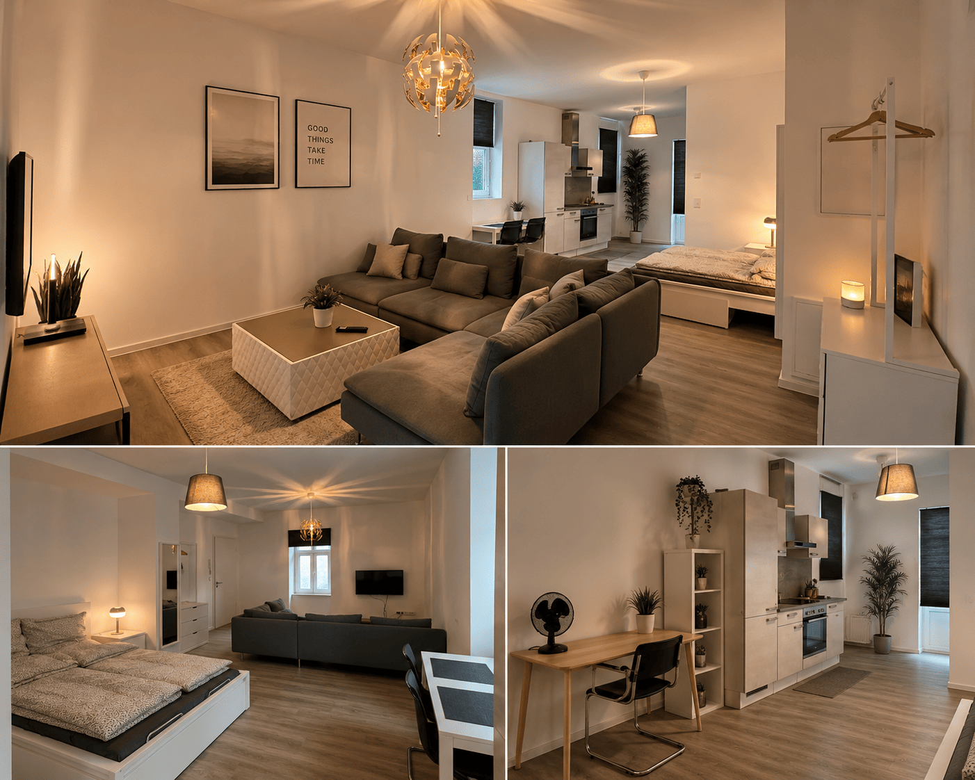 Möbliertes Appartement / Dusche / Fußbodenheizung / ohne Balkon, 54293 Trier