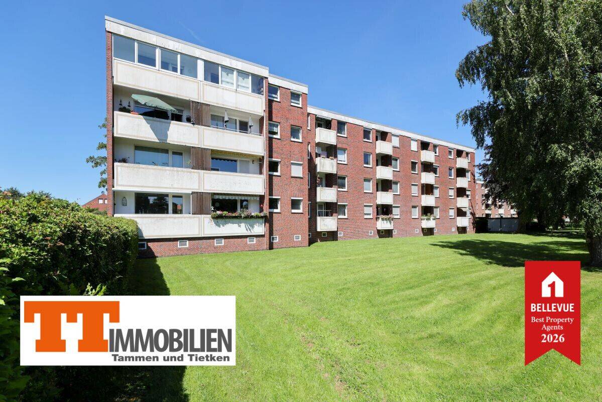 TT: Hübsche und gepflegte Eigentumswohnung im schönen Wiesenhof – möbliert und mit Südbalkon!, 26389 Wilhelmshaven
