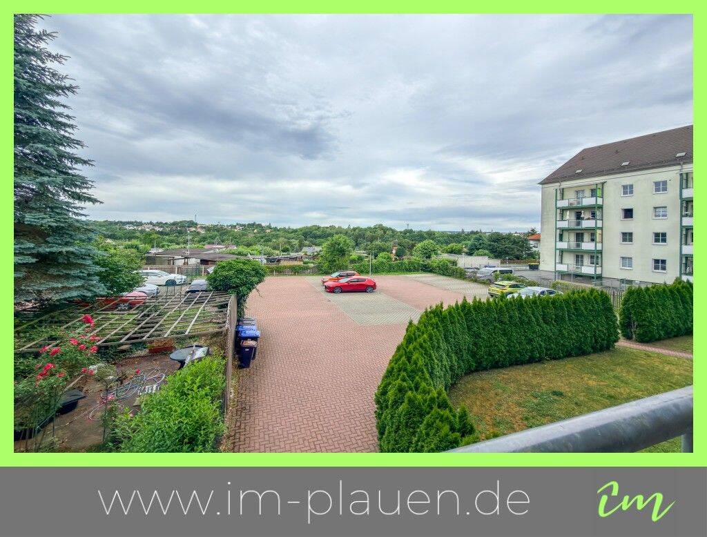 Balkon – Außenstellplatz – Südvorstadt | 2-Zimmer-Wohnung Plauen, 8527 Plauen