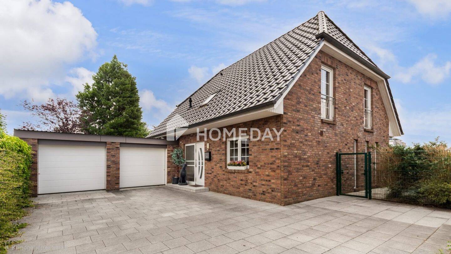 Modernes Einfamilienhaus mit Wärmepumpe, Doppelgarage und sonnigem Garten, 24537 Neumünster (Böcklersiedlung Faldera Gartenstadt)