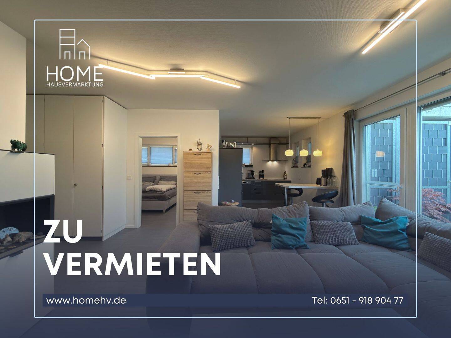 Trier-Heiligkreuz: TOP-moderne 2 ZKB-Wohnung mit ca. 60 m² WFL, Terrasse, EBK und PKW-Stellplatz, 54295 Trier