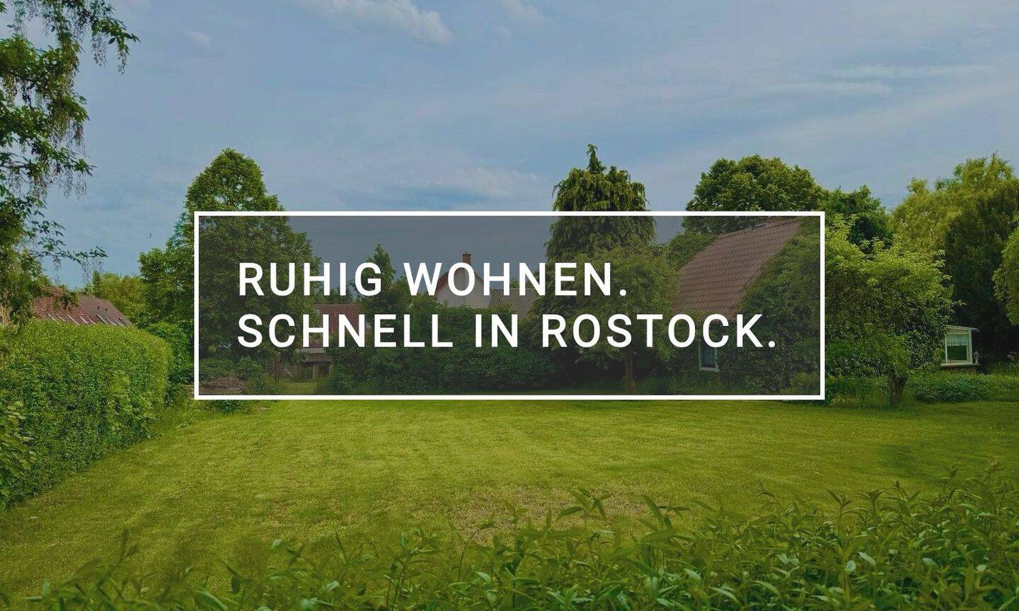 🏡Idyllisch wohnen vor den Toren Rostocks – Ihr Baugrundstück wartet, 18059 Ziesendorf (Biestow Gartenstadt/Stadtweide Hansaviertel Stadtmitte Südstadt)