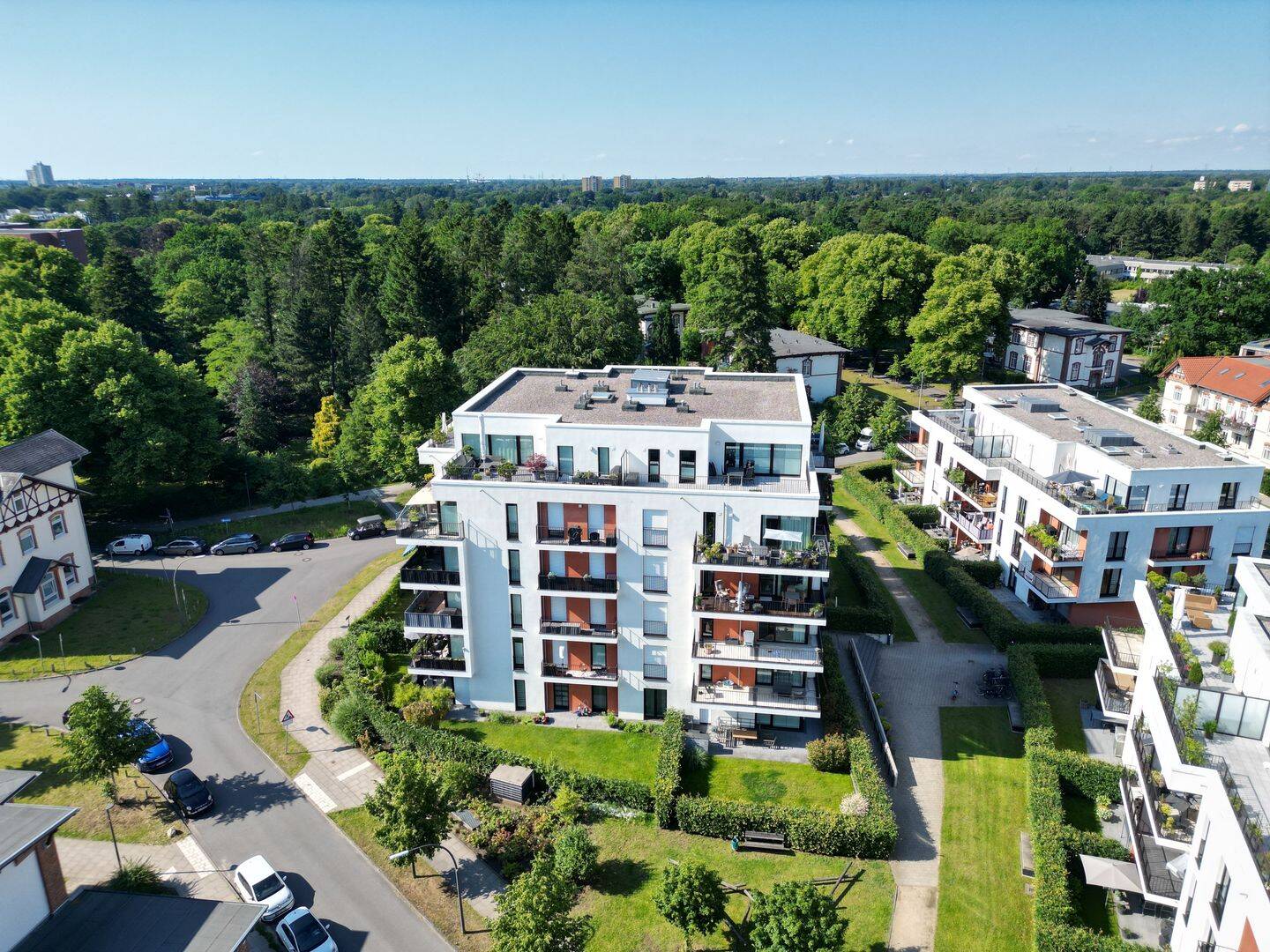 Neuwertige Etagenwohnung im OxPark mit großem Balkon und traumhaftem Ausblick ins Grüne, 22419 Hamburg (Hamburg-Nord Langenhorn)