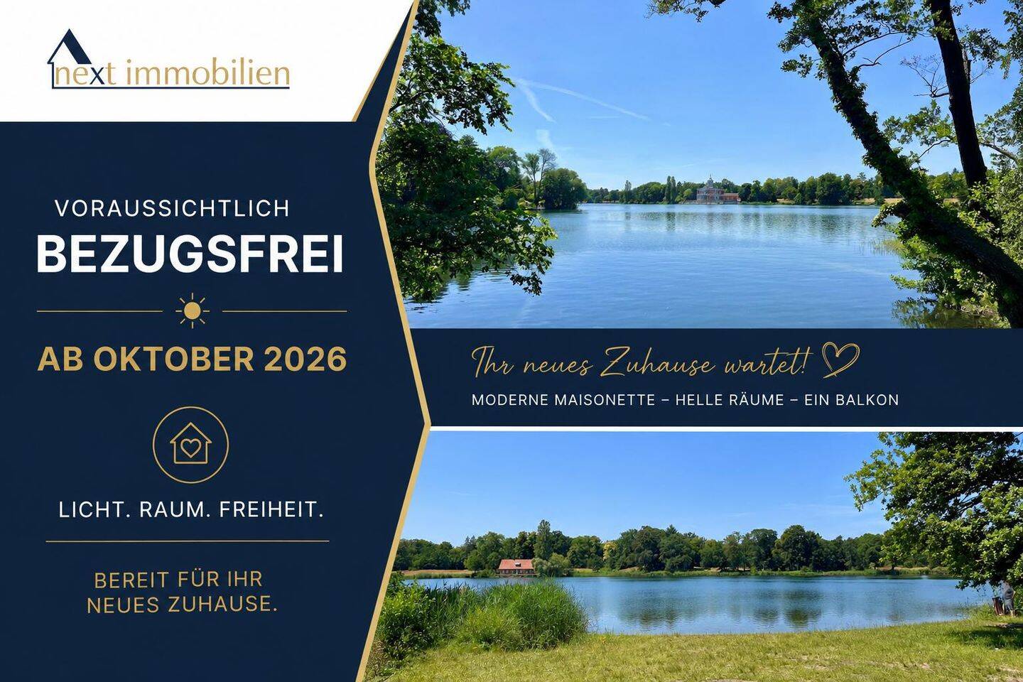 Voraussichtlich BEZUGSFREI ab Okt. 2026 – Maisonette nahe Heiligem See, 14467 Potsdam (Berliner Vorstadt Brandenburger Vorstadt Nördliche Innenstadt)