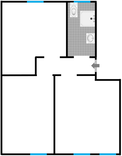 Schöne 2- Zimmer Wohnung, 95028 Hof (Haidt Innenstadt Jägersruh Leimitz)