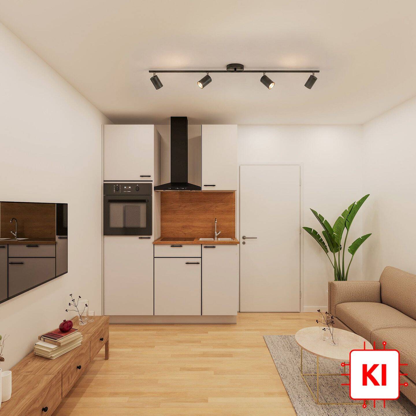 Charmante Dachgeschosswohnung mit Balkon – kompakte Neubauwohnung in begehrter Münchner Lage, 81377 München (Hadern Sendling-Westpark)