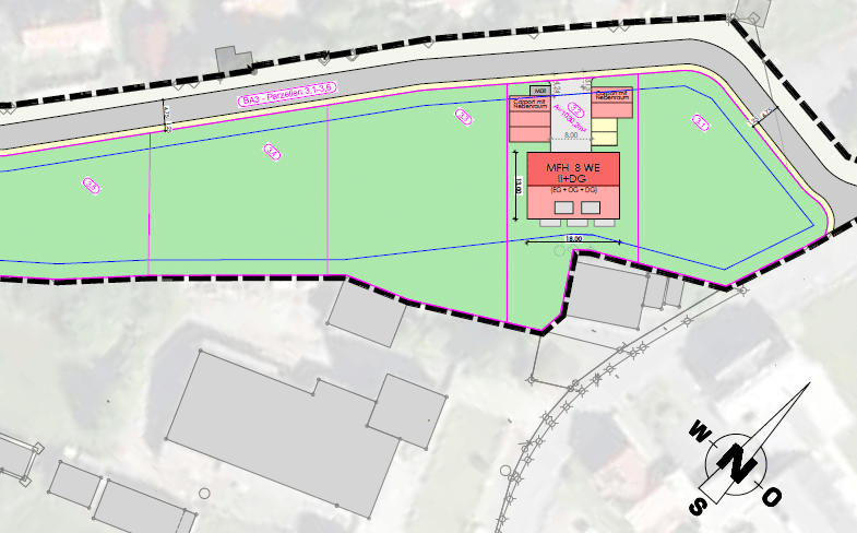 Wohnbaugrundstück für bis zu zehn Wohneinheiten, 95213 Münchberg