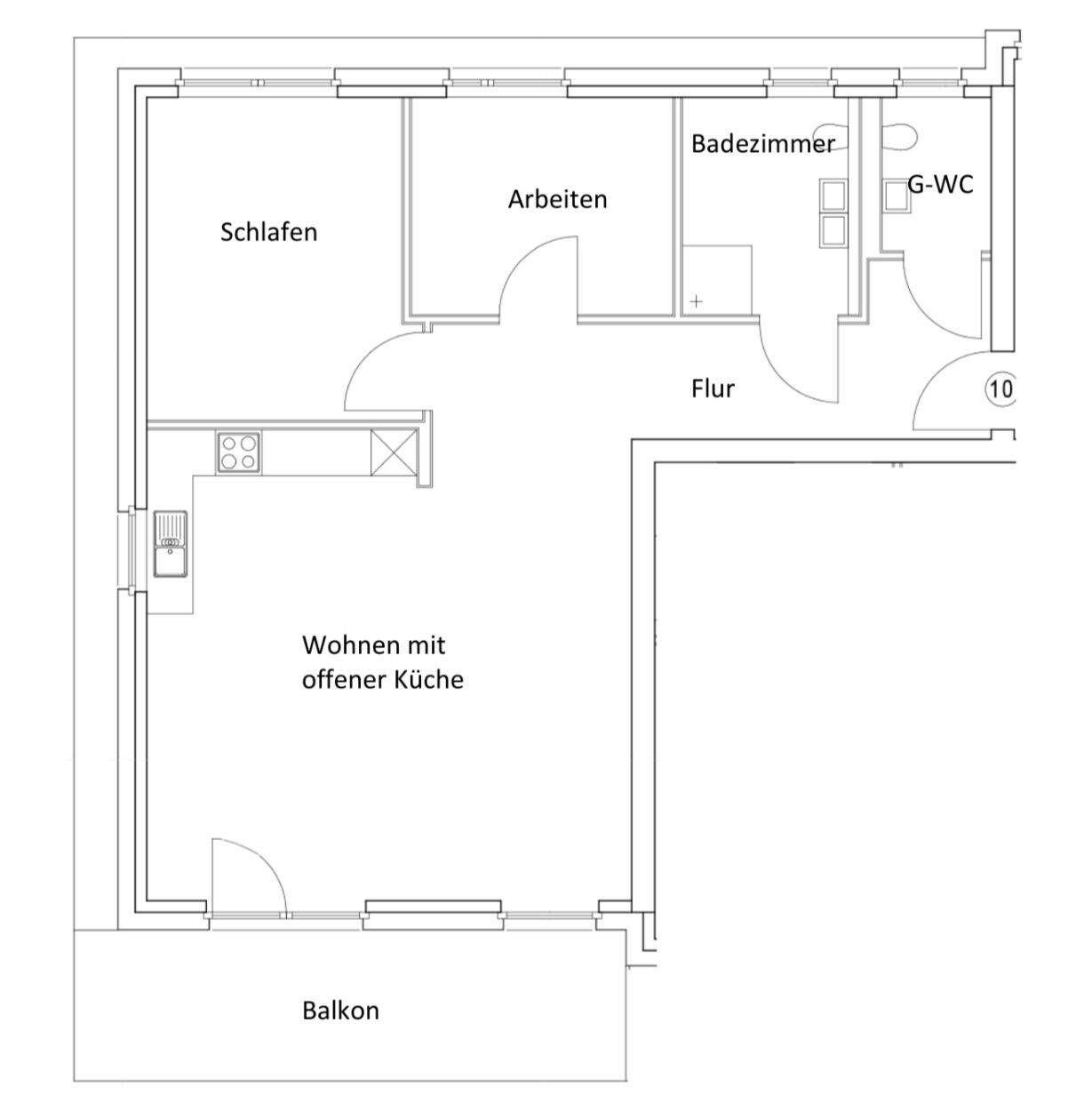 „Kleines Penthouse“ mit KfW40 in ruhige Sackgassenlage, 33397 Rietberg