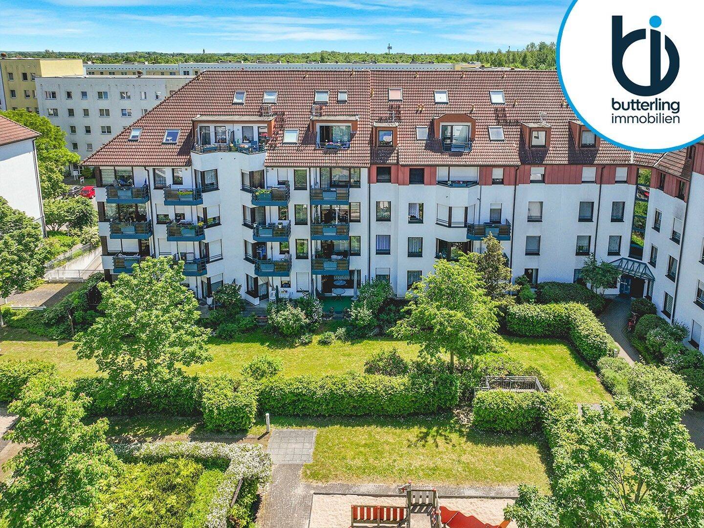 Gepflegte & clever geschnittene 1,5-Zimmer-Wohnung mit Terrasse im Dachgeschoss in ruhiger Lage, 4329 Leipzig (Heiterblick Paunsdorf)