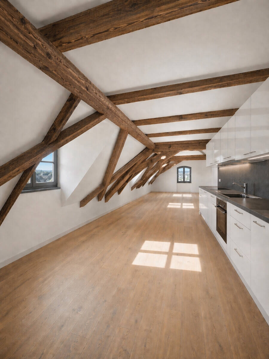 Besondere 2-Zimmer-Maisonette-Wohnung mit Küche, 87740 Buxheim