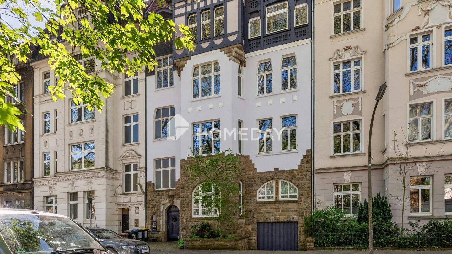 Seltene Kreuzviertel-Maisonette im Jugendstilhaus mit Balkon & Altbaucharme, 44139 Dortmund (Brünninghausen Mitte)