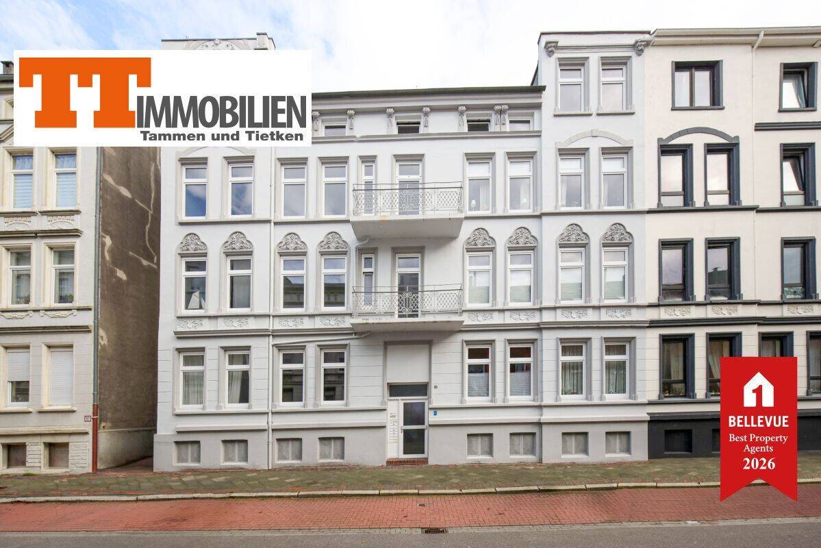 Stilvolle Gründerzeitwohnung in ruhiger und zentraler Lage von Heppens!, 26384 Wilhelmshaven (Heppens Heppenser Groden Innenhafen Innenstadt Neuende)