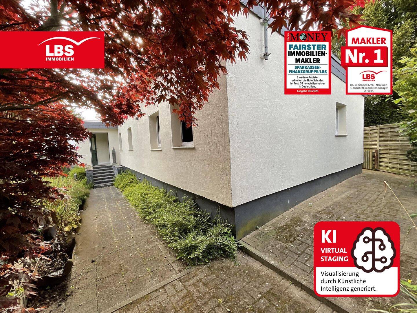 Bungalow auf 3 Zimmer erweiterbar für Naturliebhaber mit großem Grundstück!, 41063 Mönchengladbach (Eicken Großheide Stadtmitte Windberg)