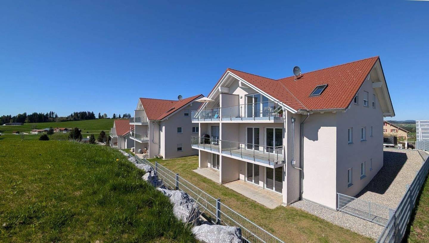 Helle Barrierearme EG Wohnung in ruhiger und zentraler grüner Traumlage von Oberreute plus TG, 88179 Oberreute