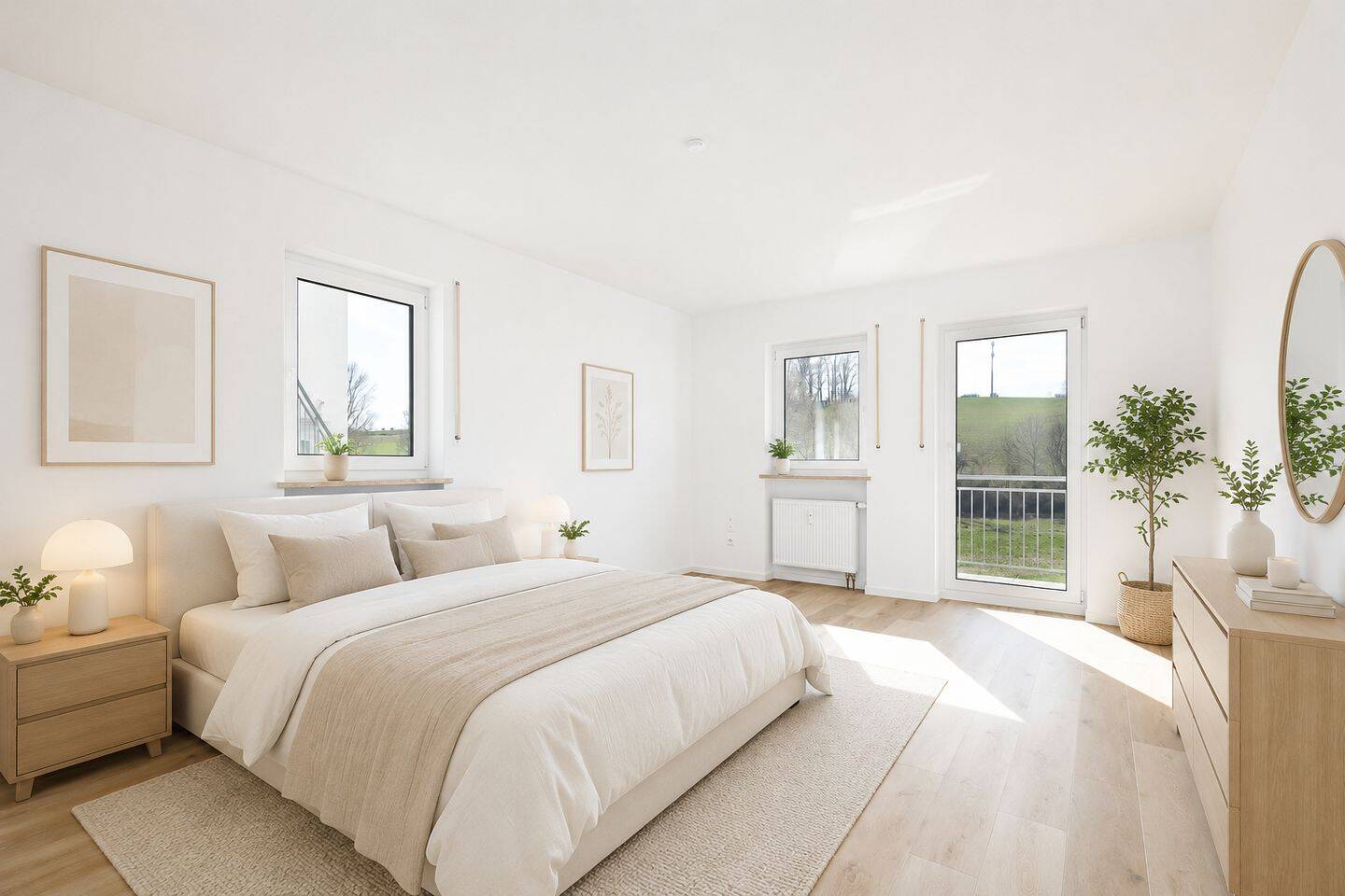 ***Bezugsfreie 3-Zimmer Wohnung zur Miete! Hanglage mit Blick in die Natur***, 93138 Lappersdorf